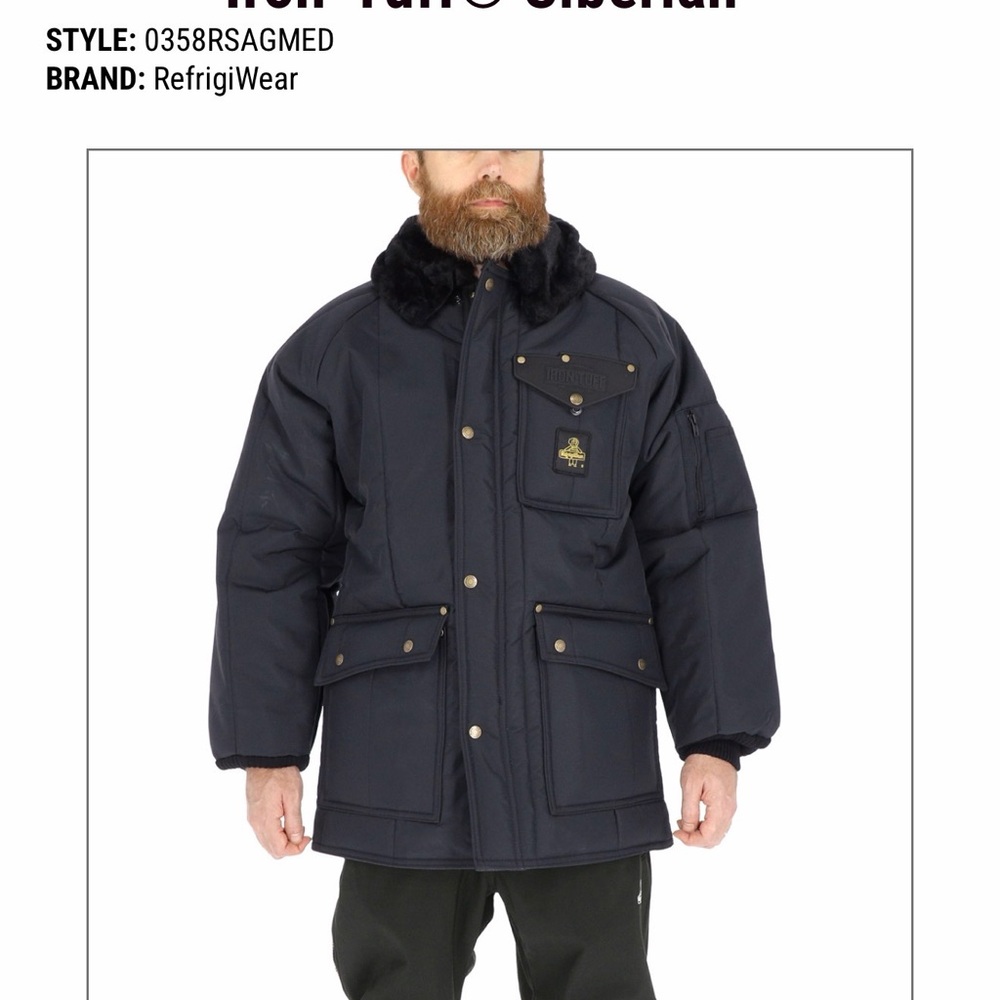 RefrigiWear Men's Dark Blue Performance Jacket - Never worn!